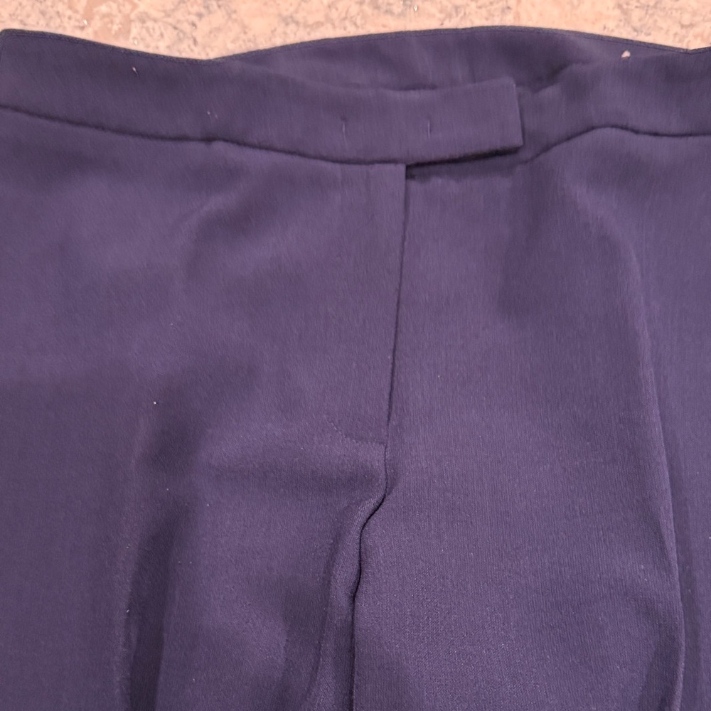 Anne Klein Women's Navy Flat Front Trousers and matching jacket.